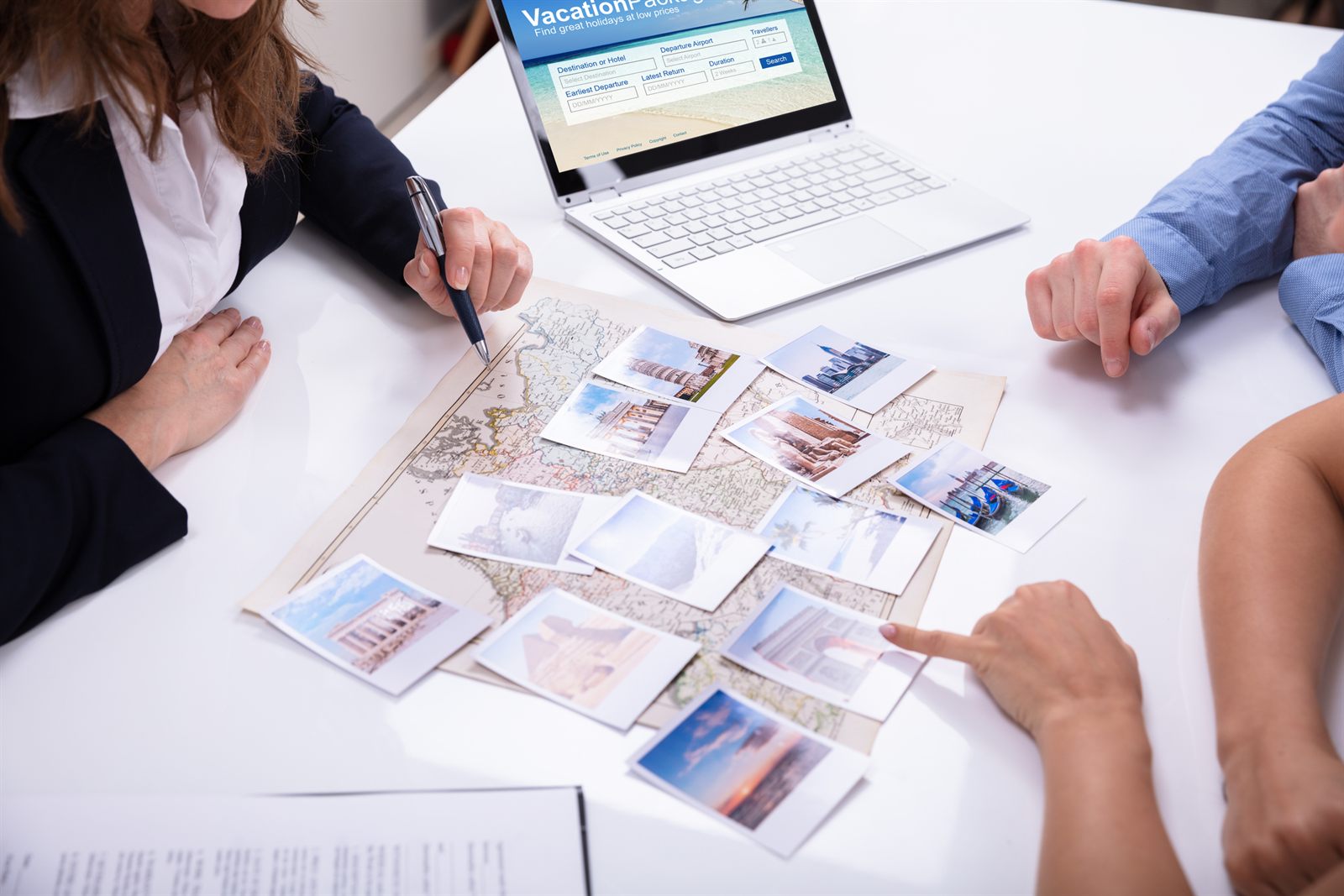 People planning around a table